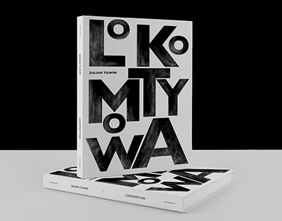 Typographic interpretation of the poem "Lokomotywa"