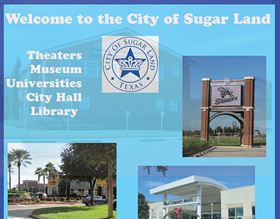 Marketing Banner for City of Sugar Land using Adobe CS6
