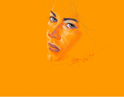 Orange portraits.