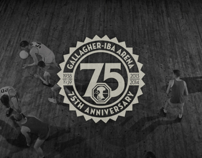 Gallagher-Iba Arena 75th Anniversary Identity