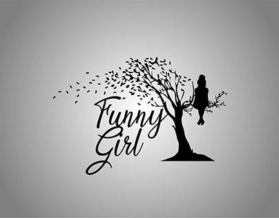 Logo Design For Funny Girl