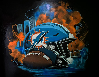 Miami Dolphins Graffiti