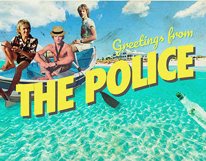The Police Vintage Postcard