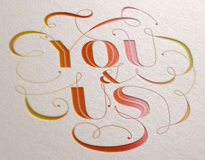 You & Us Hand Lettering