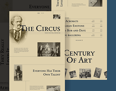 The Circus Website Design