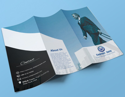 Corporate Business Tri Fold Brochure