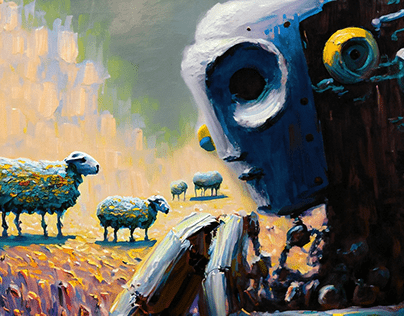 Illustrationen: "Do robots dream of electronic sheep?"
