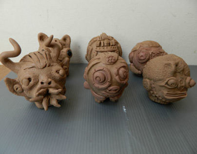 clay work for master making toys