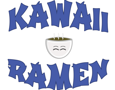A logo for a ramen noodle soup company.