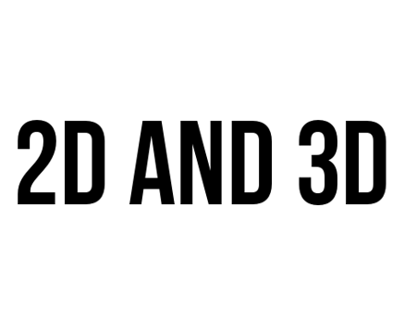 2D and 3D works 