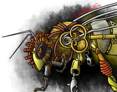 Tampered Temper- Steampunk Honeybee