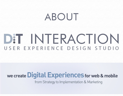About DIT Interaction Studio 