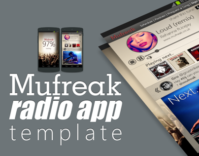 Mufreak Radio app template
