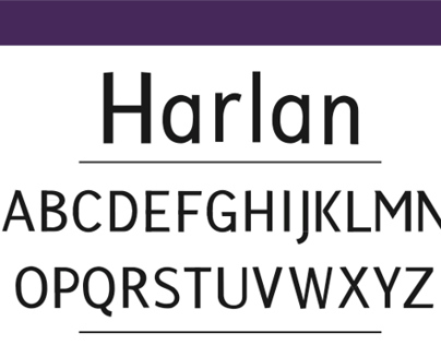 Harlan (Typeface)