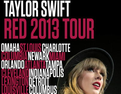 Red Tour Poster