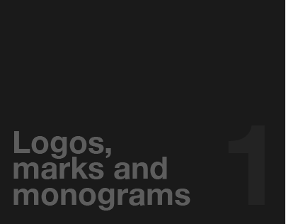 Logos, marks and monograms 1