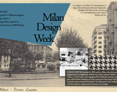 Milan Design Week Promotional Material
