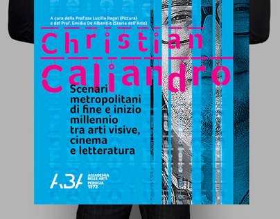Poster "Visiting Professors" Christian Caliandro / 2014
