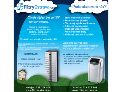 Filtry Ostrava Leaflet Design