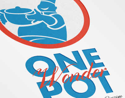 One Pot Wonder Homestyle Cuisine Logo Template