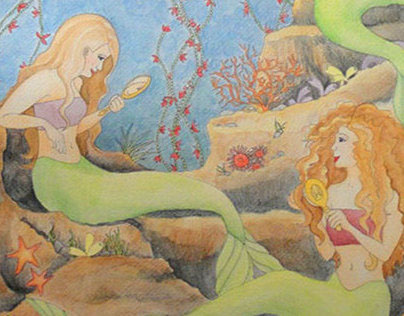 Mermaids Watercolor