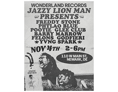 Jazzy Lion #2 At Wonderland Records