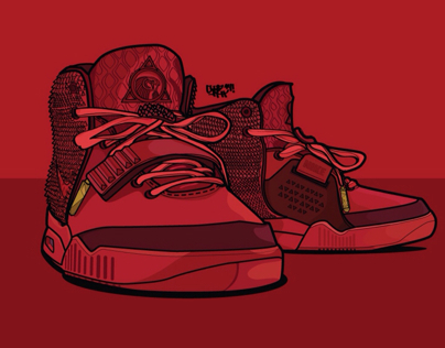 Nike Air Yeezy 2 - Red October