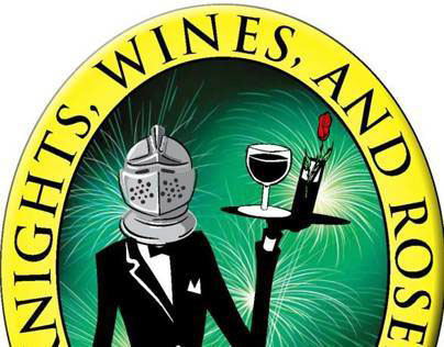 Knights, Wines, and Roses 2014 logo