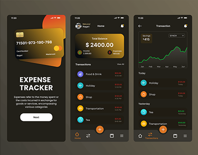 Expensive Tracker App Design