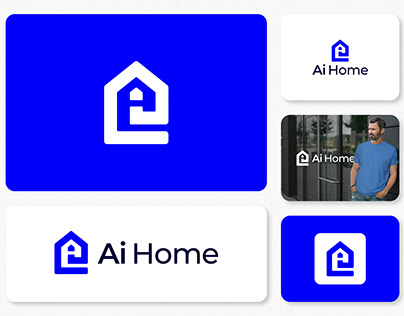Ai Home, Real Estate - Construction Modern Logo Design