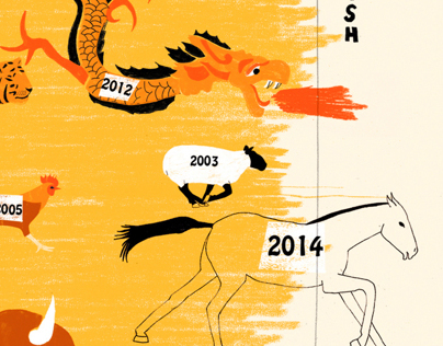 2014 calendar, year of the Horse