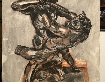 Charcoal and Conte Life Drawing 2