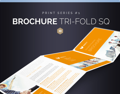 Brochure Tri-Fold Square Series 1 