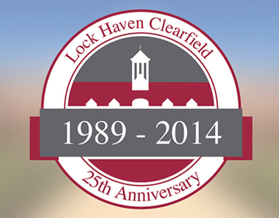 LHU Clearfield 25th Anniversary Logo