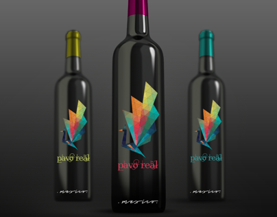 Pavo Real Wine Bottle Labels & Branding 