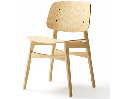 Fredericia søborg wood base chair
