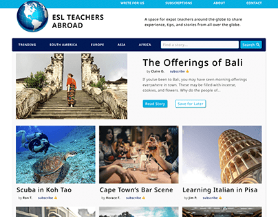 ESL Teachers Abroad screen