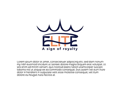 Elite(a cloth brand) logo, Brand identity.