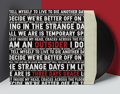 Three Days Grace Album Cover Re-Design