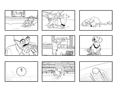 Coors Light Commercial Storyboard