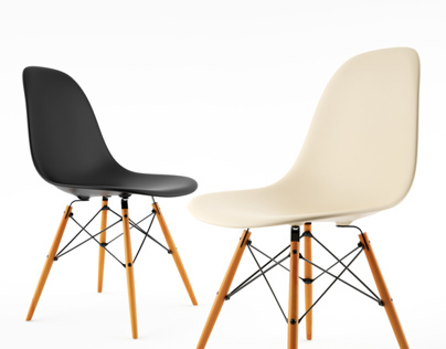 Free 3d model: Side Chair by Vitra Eames
