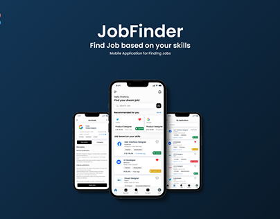 Job Finder Mobile Application - UI/UX