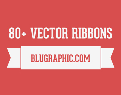 80+ Free Vector Ribbons for Designers