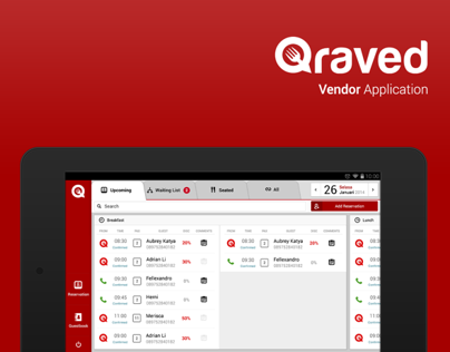 Qraved Vendor App