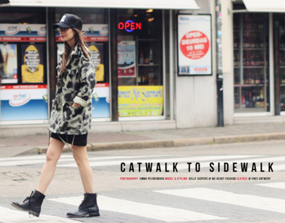 Catwalk to sidewalk
