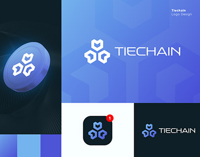 Tiechain | Crypto, Finance, Blockchain Logo Design