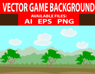 2D Vector Game Background