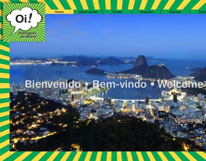 Página Promocional Oi! Portugués do Brasil