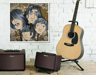'The Beatles' Digital painting 