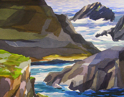 Point Lobos Watercolor